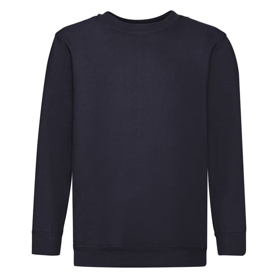 Fruit Of The Loom Childrens Unisex Set In Sleeve Sweatshirt (Deep Navy) - Image 1