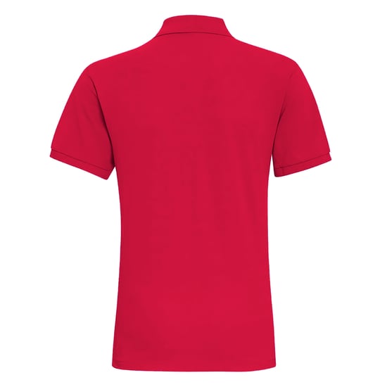 Asquith & Fox Mens Plain Short Sleeve Polo Shirt (Cardinal Red) - Image 2