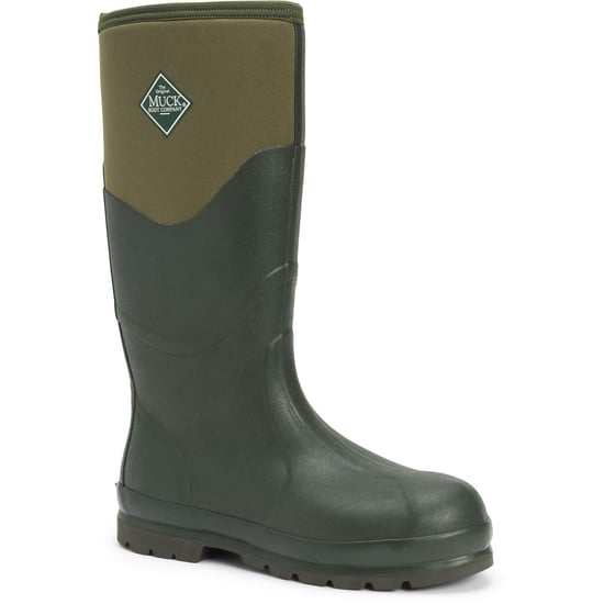 Muck Boots Chore 2K Rubber Moss Wellington Boots - Image 1