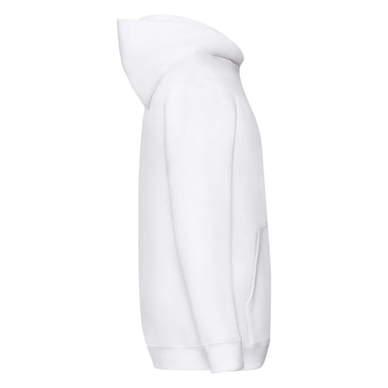 Fruit Of The Loom Kids Unisex Premium 70/30 Hooded Sweatshirt / Hoodie (White) - Image 3