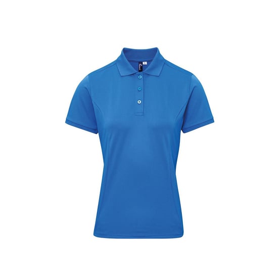 Premier Womens/Ladies Coolchecker Plus Polo Shirt (Sapphire Blue) - Image 1