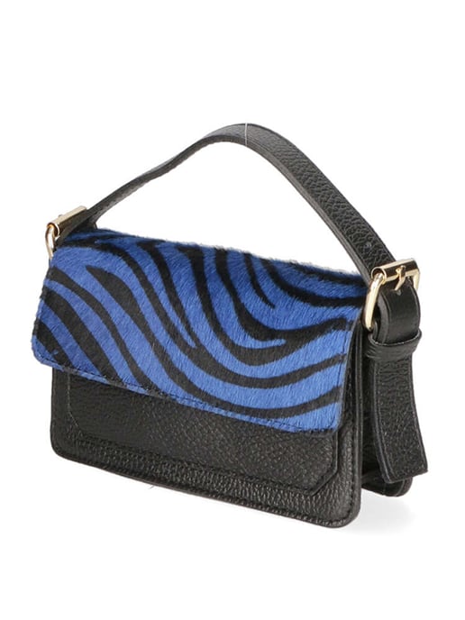 Gave Lux Clutch bag women ZEBRA BLU