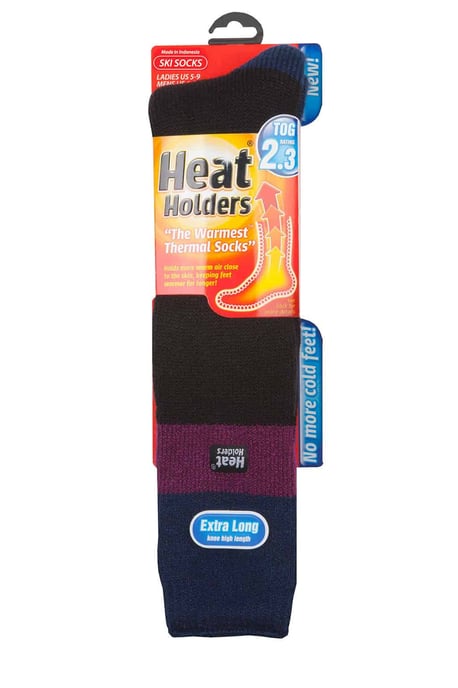 Calcetines térmicos de esquí de mujer 2.3 TOG extra largos hasta la rodilla - Image 2