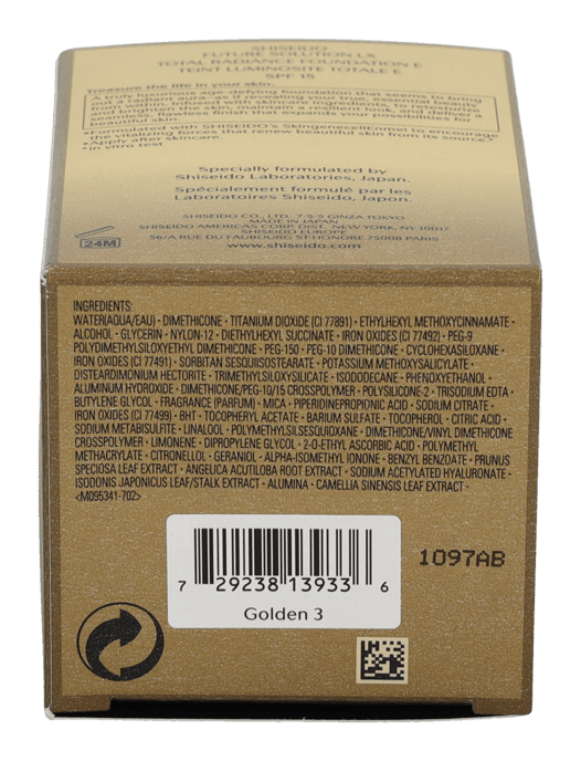 Future Solution Lx Total Radiance Foundation #3-golden 30 ml - Image 4