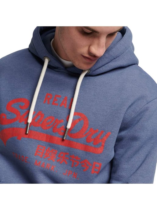 Sudadera con logotipo vintage jaspeado de Superdry para hombre - Image 3