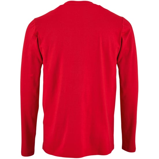 SOLS Mens Imperial Long Sleeve T-Shirt (Red) - Image 2
