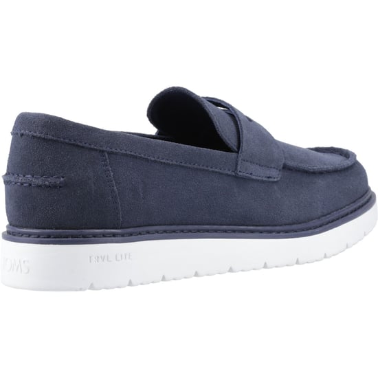 TOMS Navi TRVL LITE Havana Leather Men's Navy Loafers - Image 2