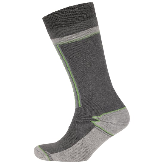 Trespass Unisex Adult Winski Ski Socks (Pack of 2) (Navy/Flint) - Image 3