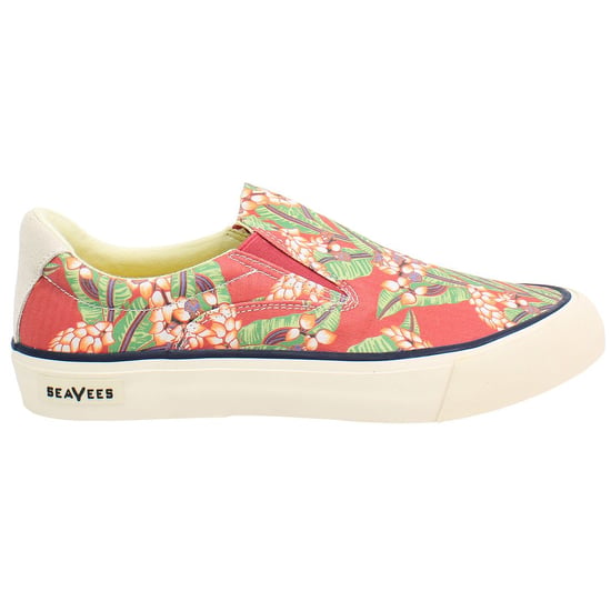 Seavees Hawthorne Beachcomber Zapatos de Lona para Hombre Rojos - Image 1