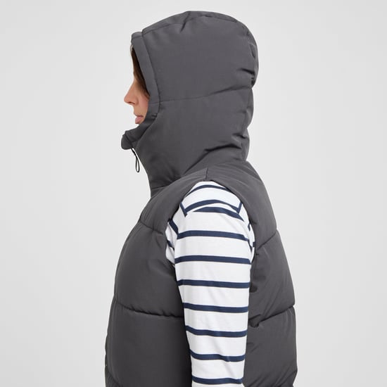 North Ridge Women's Long Line Roaming Water Repellent & Insulated Gilet with Hood