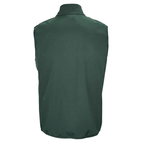 SOLS Mens Falcon Softshell Zipped Body Warmer (Forest Green) - Image 2