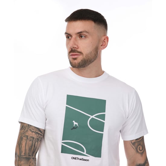 Men's One True Saxon Turf T-Shirt in White - Image 4