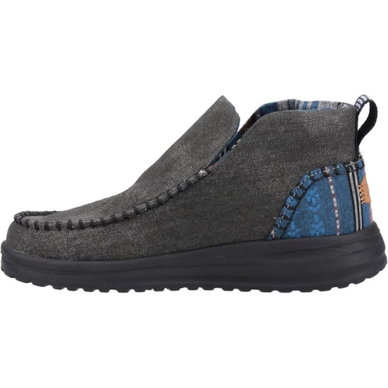 HEYDUDE Denny Cotton Women's Black Boots - Image 4