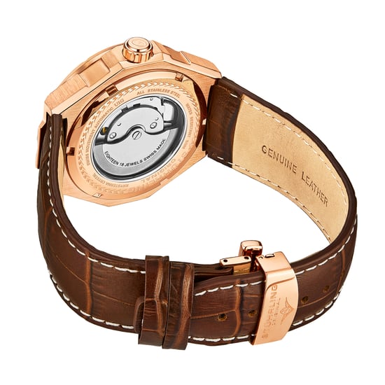 Brown Gio Swiss Automatic 44mm Skeleton - Image 3