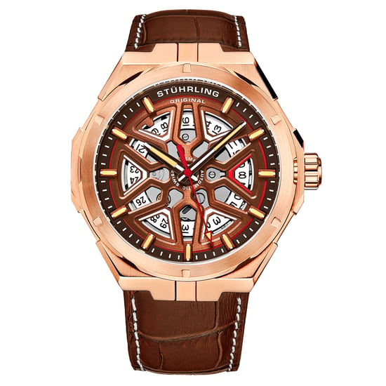 Brown Gio Swiss Automatic 44mm Skeleton - Image 1