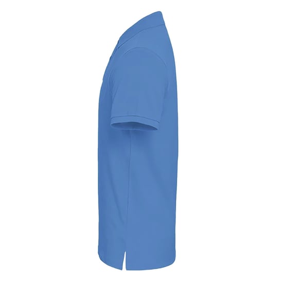 Asquith & Fox Mens Plain Short Sleeve Polo Shirt (Cornflower) - Image 3