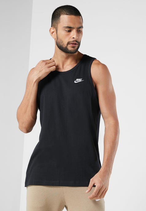 Camiseta sin mangas tipo chaleco informal Athletic Gym de Nike en negro para hombre - Image 1