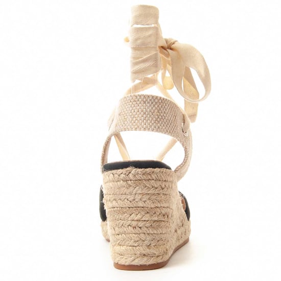 Montevita Alpargata Con Cuña Ciento En Negro - Image 6