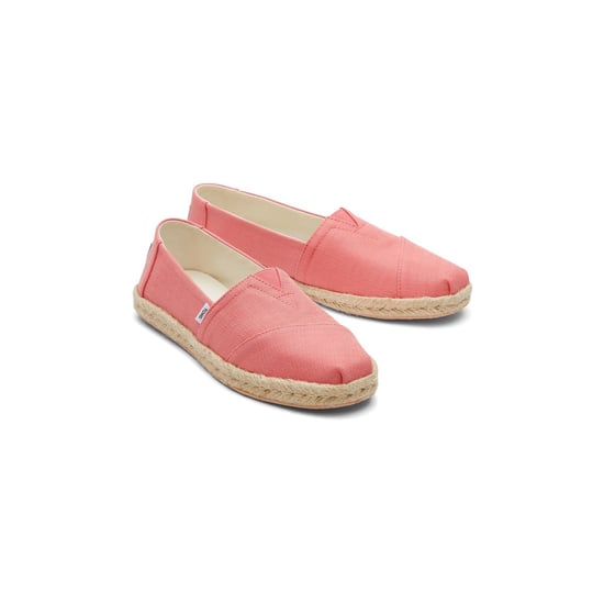 TOMS Alpargata Rope Lyocell Women's Peach Espadrilles - Image 1