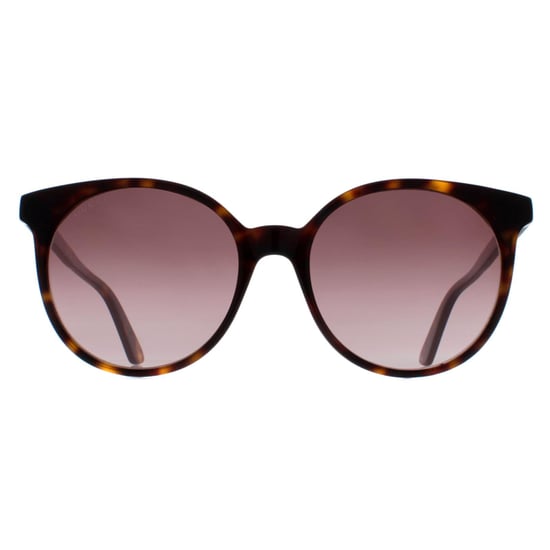 Gucci Round Womens Dark Havana Marrón Gradiente GG0488S - Image 1