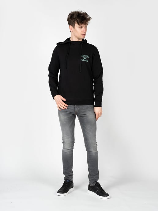Emporio Armani Sudadera del hombre negro - Image 2