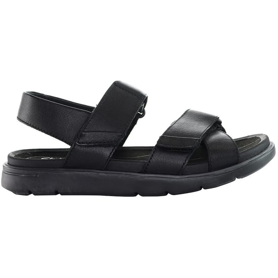 Clarks UnWilmore Band Sandalias negras para hombre - Image 2