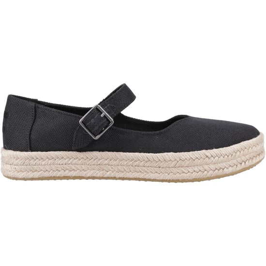 TOMS Carolina Mary Jane Polyester Women's Black Espadrilles - Image 5