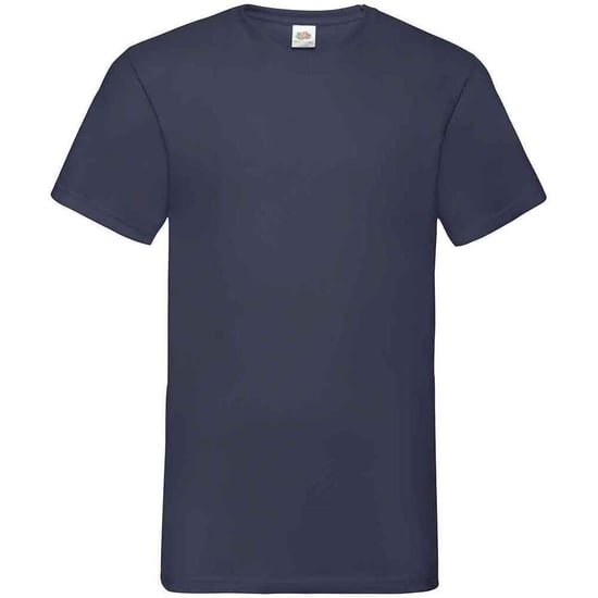 Fruit of the Loom Mens Valueweight V Neck T-Shirt (Deep Navy) - Image 1