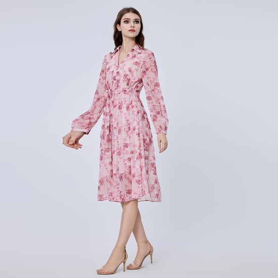 Floral print shirt-dress - Image 3