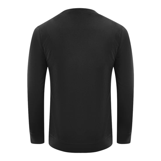 Sudadera Negra con Logo de Serpiente Ala Cavalli Class - Image 2