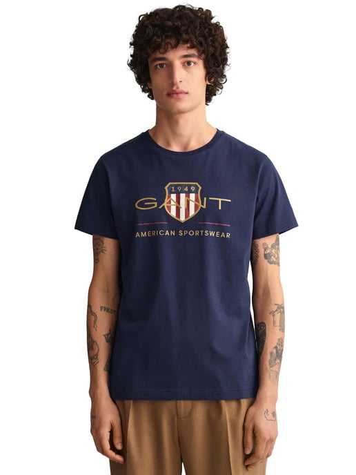 Gant Camiseta cuello redondo hombre Archive Shield - Image 1