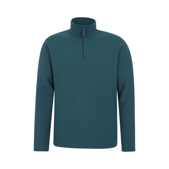 Mountain Warehouse Mens Camber II Half Zip Fleece Top (Petrol) - Image 1