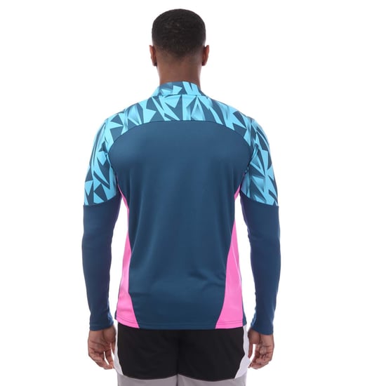 Men's Puma IndividualFINAL 1/4 Zip Top in Blue - Image 2