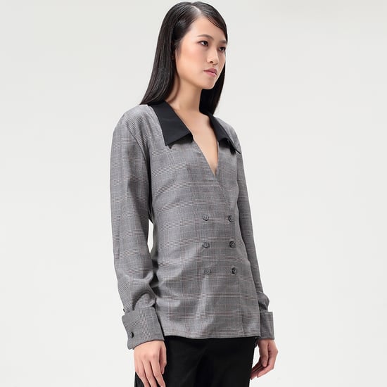 Long double breasted tailor shirt - Image 2