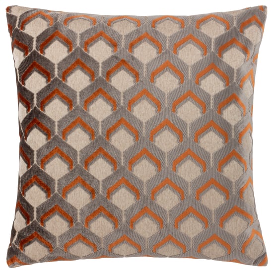 Cojín de plumas relleno de terciopelo jacquard Ledbury de Paoletti - Image 1
