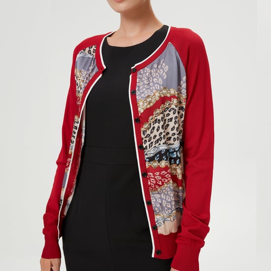 Cardigan printed in front - Image 4