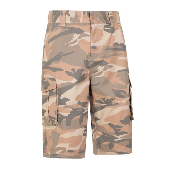Mountain Warehouse Mens Camo Cargo Shorts (Brown) - Image 3