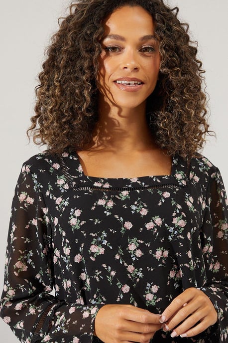 Tall Square Neck Blouse