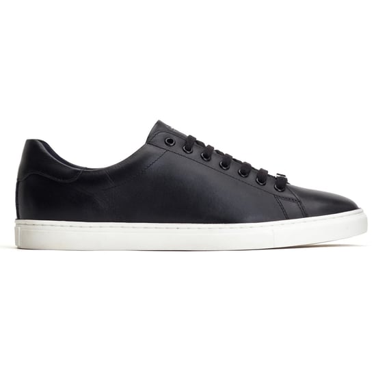 Base London Tucker Leather Men's Black Trainers - Image 5