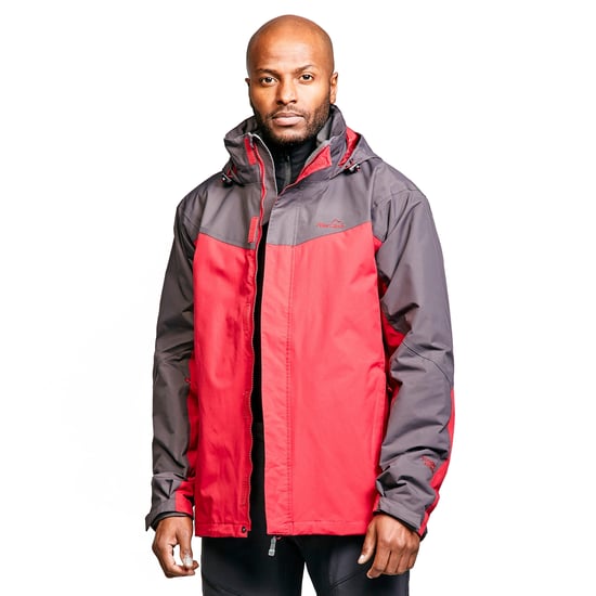 Peter Storm Men's Lakeside 3 in 1 Waterproof Jacket with Rollaway Hood, Hiking Raincoat