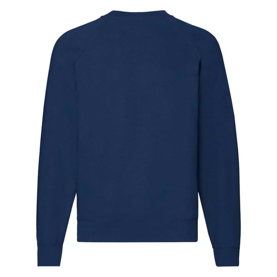 Fruit Of The Loom Mens Classic 80/20 Raglan Sweatshirt (Navy) - Image 2
