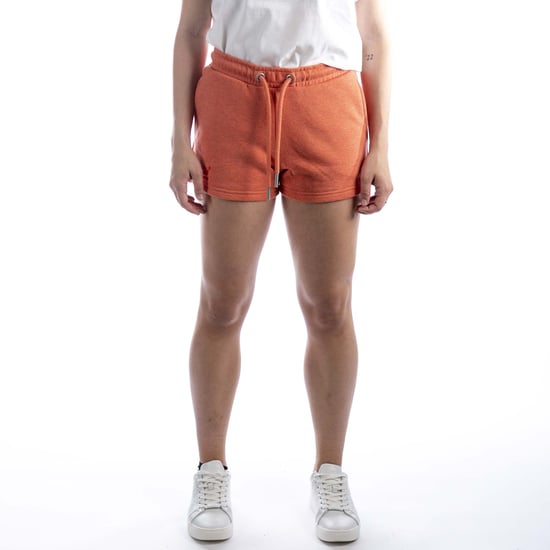 Super Dry Vintage Shorts Logo Emb Jersey Orange