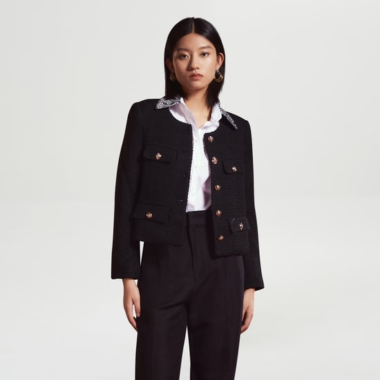 Wool and golden buttons short jacket - Image 1