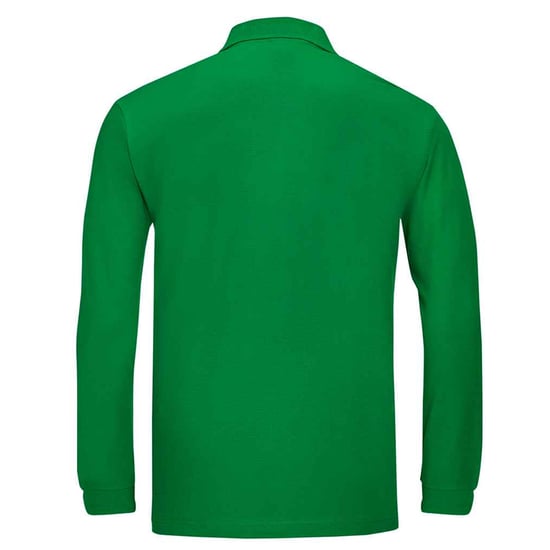 SOLS Unisex Adult Winter II Long-Sleeved Polo Shirt (Kelly Green) - Image 2