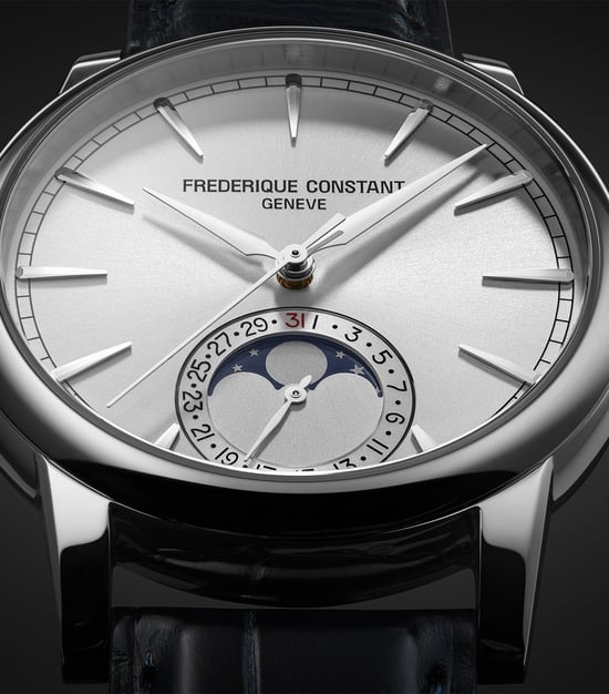 Frédérique Constant Classic Moonphase Men's Blue Watch FC-716S3H6 - Image 3