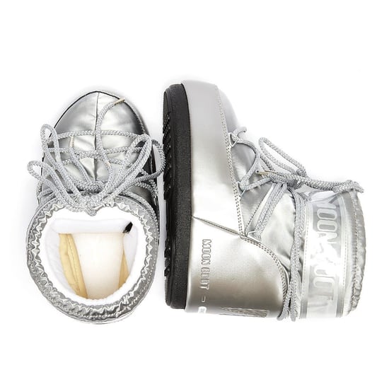 Moon Boot Classic Icon Low Glance Womens Silver Boots - Image 6