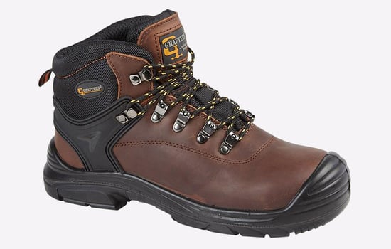 Grafters Fairfield MEMORY FOAM Safety Boots Mens (Extra Wide) - Image 1