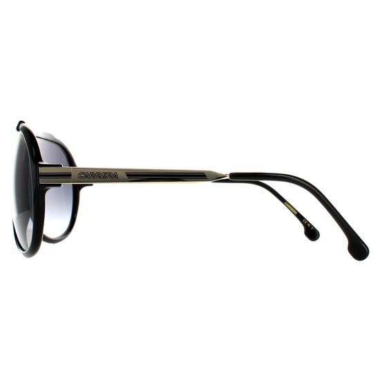 Gafas de sol Carrera Aviator Unisex Negro Gris Oscuro Degradado - Image 3