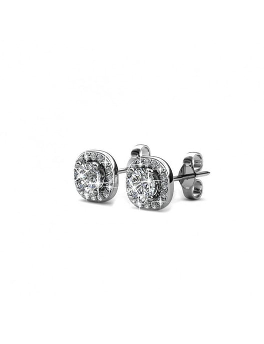 Pendientes Cushy - Plata y Cristal - Image 3