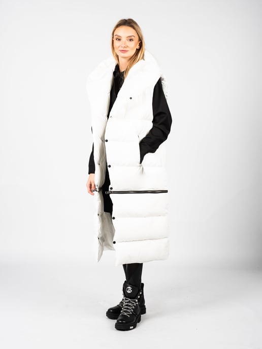 La Haine Inside Us Chaleco Unisex-LM068 Mujer Blanco - Image 1
